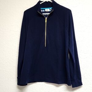 CROWN & IVY BEACH Blue Jacket Size L